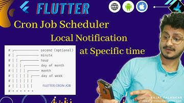 Flutter Cron Job Scheduler  - Show local notification at specific time
