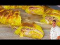 Rosca de PAN RELLENO es increible el sabor tan brutal que tiene ¡MIRA SU INTERIOR!