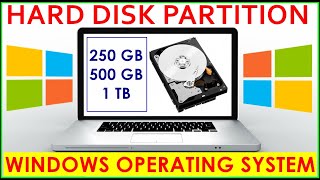 How to do Hard disk partition in computer?