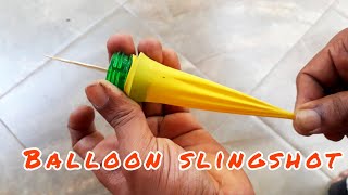 Make a pocket slingshot|super mini shooter