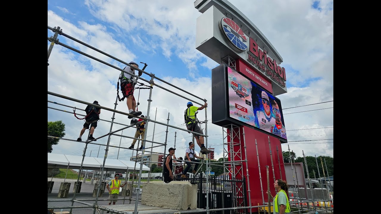IATSE Local 699 Builds the MLB BMS Speedway Classic. 2025. - YouTube