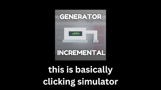 Generator Incremental | Roblox [Timelapse]