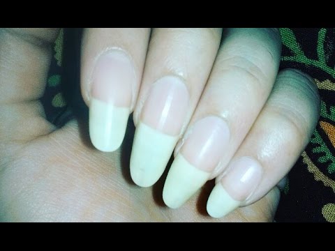 How to shape your nails perfectly (square to oval) - YouTube