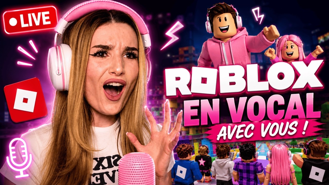 ROBLOX AVEC MICRO C'EST INCROYABLE (feat. MES ABONNÉES)🎙️❤️