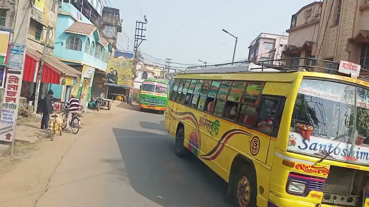 মন্দির নগরী বিষ্ণুপুর ফ্লাইওভার থেকে বাস স্ট্যান্ড
