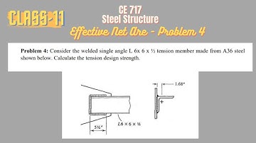 Problem -4 | Welded Connection Math | Class-11 | Steel Structure  | Civil Engineering | SEC