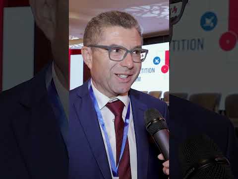 حسان القيزاني خلال المنتدى العربي الخامس للمنافسة