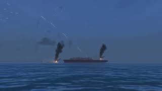 1 minutes ago!  Ukrainian M142 HIMARS Blows Up Russia's Largest Cargo Ship in the Black Sea