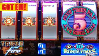 NICE Wins! 5 Reel Top Dollar + 5 Times Pay + Triple Fire + 2x10x5x Bonus Times Deluxe slots! screenshot 4
