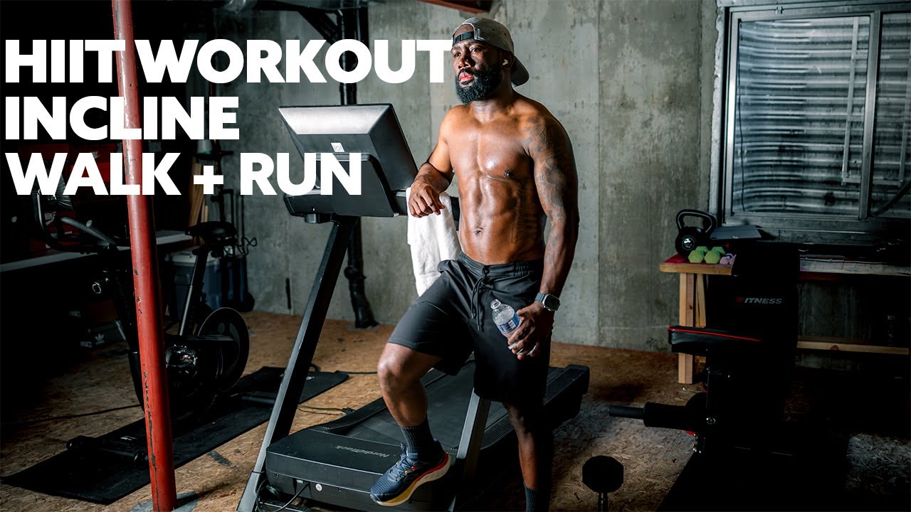 30 MINUTES HIIT Incline Walk + Run Intervals Training | Fat Burning Treadmill Workout