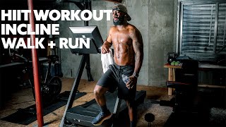 30 MINUTES HIIT Incline Walk   Run Intervals Training | Fat Burning Treadmill Workout