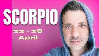 SCORPIO Tarot ♏ This Will Be So Weird, BUT Important! 22  28 April Scorpio Tarot Reading