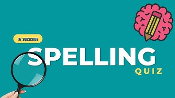 SPELLING QUIZ PART 2 | CAN YOU SPELL THIS?