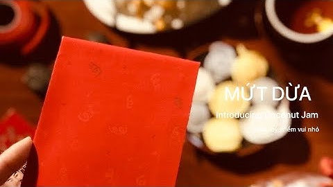 [DIY] Mứt dừa ngũ sắc. teaser video