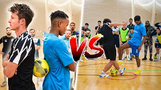 Street Panna vs Best Pro Futsal Team in the UK!? Nutmeg Challenge!!