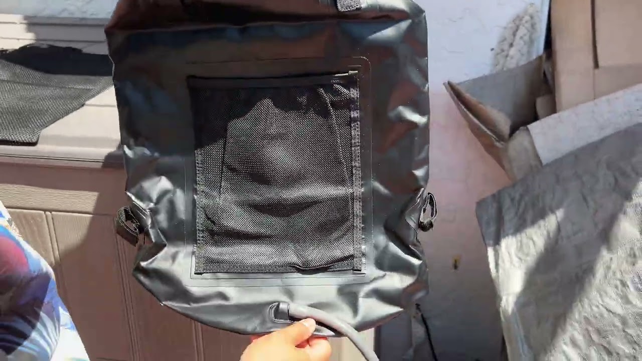 Spacerest Solar Shower Bag, 5 Gal:3 Gal Solar Heating Camping Shower Bag || Product Review