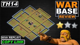 Best Th14 Base - War/Trophy/Cwl/Farming Base || With Attack Replays