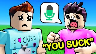Meeting my HATERS in Roblox Voice Chat