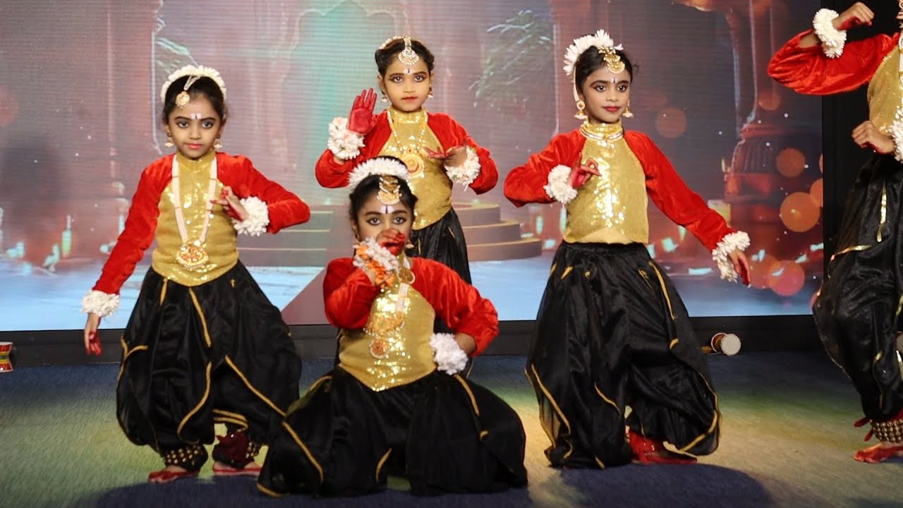 ICC- QATAR 🇶🇦  Kantara song by little girls rock the stage