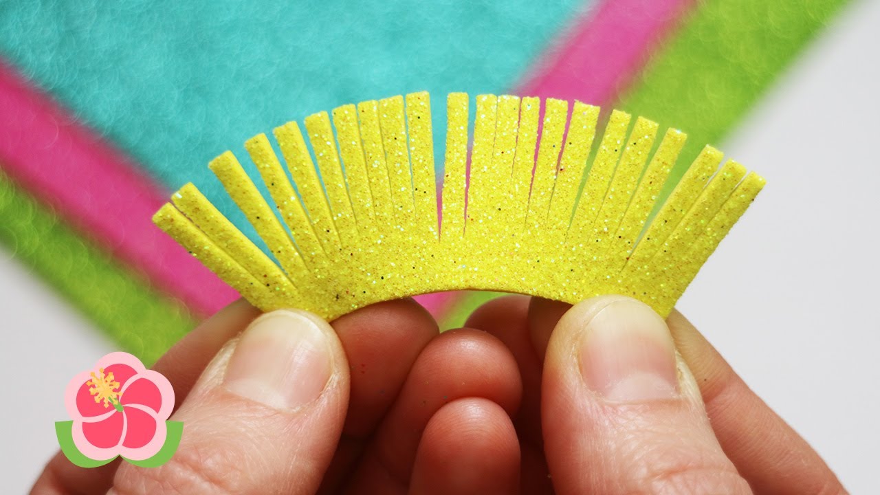 Удивительные Цветы Из Глиттерного Фоамирана 😍😍😍