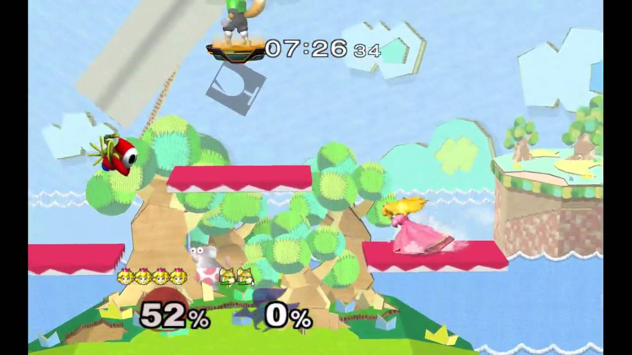 SSBM #19 - TheBattleRifle (Peach) vs Psncscyne (Fox)