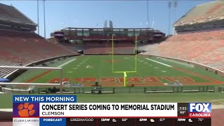 Concert series coming to Clemson University's Memorial stadium