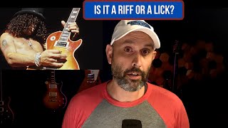 Guitar Riff or Lick?