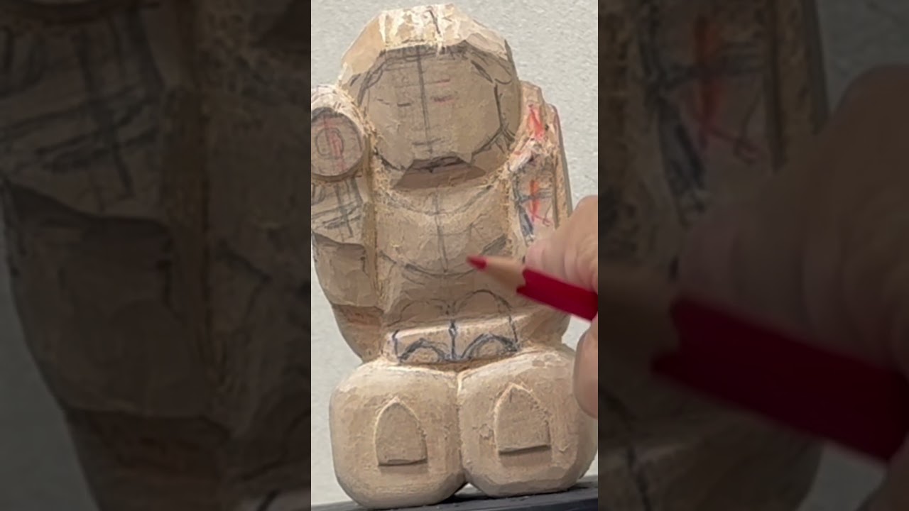 Challenging Buddhist Statue Carving 6206 