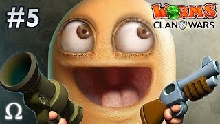 Worms: Clan Wars | #5 - CELEBRITY DEATHMATCH | Ft. Cryaotic, GassyMexican