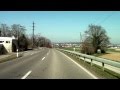 Driving from Oerlikon to Buchs ZH / Canton Zürich/ Switzerland/ 03.2014 / FullHD