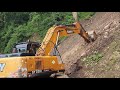 Making Hilly Villagers Happy-Sany Excavator-Completed Removing Landslide