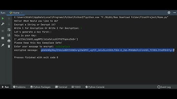 Python String Encryption Project