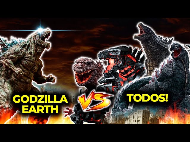 Godzilla Earth vs Shin Godzilla, Godzilla (Legendary) Mechagodzilla e  Ultima, batalha épica! 