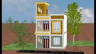 20 by 25 SMALL HOME DESING,20 by 25 HOUSE PLAN IN 3D,20*25 MODERN HOME DESIGN,20 by 25 2BHK HOUSE