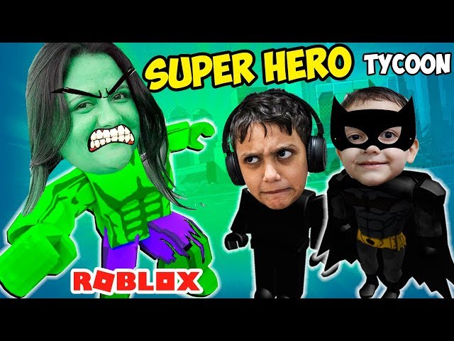 FÁBRICA DOS VINGADORES NO ROBLOX ! (Super Hero Tycoon) 