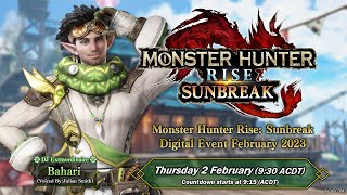 teaser Monster Hunter Rise Sunbreak Digital Event February 2023