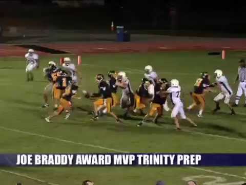 RYAN HINKLEY #24, Trinity Prep Saints Varsity Foot...