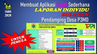 APLIKASI LAPORAN INDIVIDU PENDAMPING DESA P3MD MENGGUNAKAN EXCEL