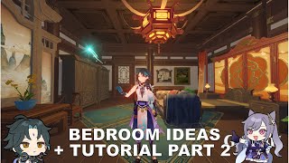 Serenitea Pot- Bedroom Ideas Part 2 | ft. Keqing & Xiao | Genshin Impact