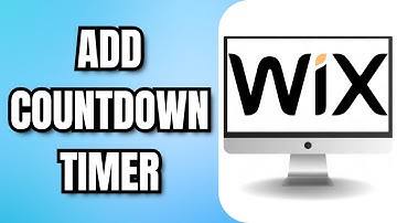 How To ADD a COUNTDOWN TIMER to a WIX Website