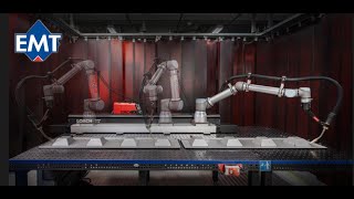 Emt Solution Cobot Welding Axe Linéaire Oscillation Suivi De Joint