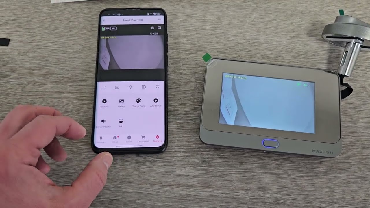 Maxton MX-DDV-301 — відеодзвінок із екраном 4.3