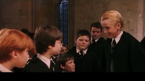 Harry potter meets draco malfoy first time | Harry Potter and the philospher