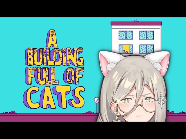 【A BUILDING FULL OF CATS】 FIND THE FELINES 【NIJISANJI EN | Aia Amare 】のサムネイル