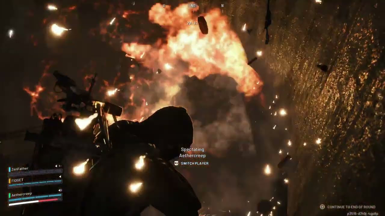 FIDGET, you should get out of there! Take your zipline and head towards the hatch.