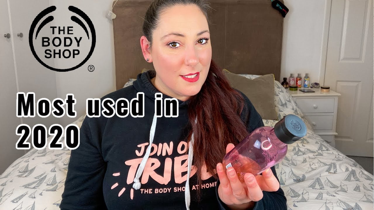 Most used products in 2020 from The Body Shop // Vegan