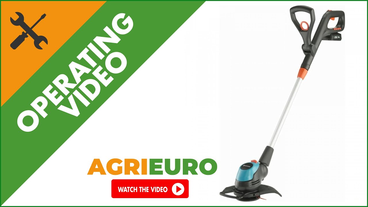 Gardena EasyCut 23/18V P4A Ready To Use Set Battery-powered Brush Cutter  Strimmer - Operating video - YouTube