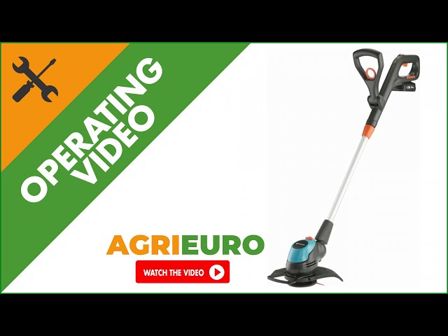 Gardena EasyCut 23/18V P4A Ready To Use Set Battery-powered Brush Cutter  Strimmer - Operating video - YouTube