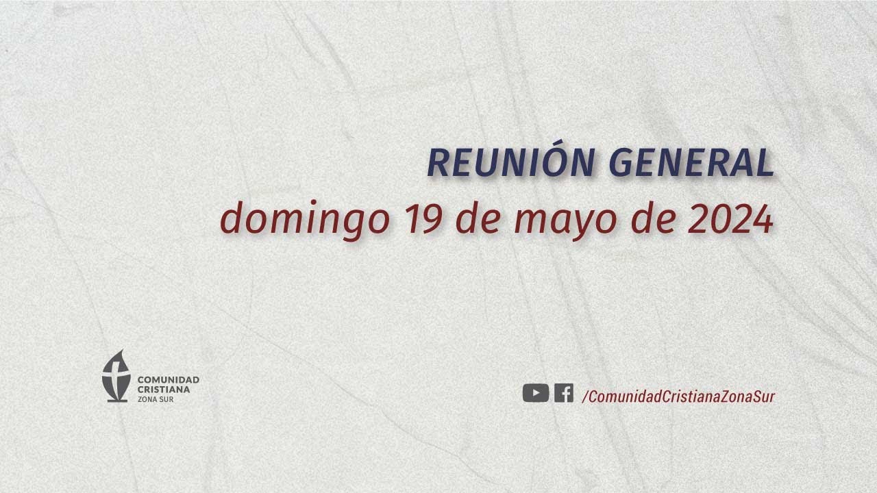 Reunión virtual - Domingo 19 de Mayo - YouTube