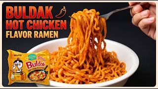Can I finish this cheesy fire ramen?🔥🥵 |Samyang Buldak Hot Chicken Flavor Ramen| Buldak Ramen Review